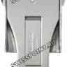Стальной раскладной замок Tissot T640027370, полированный, 20 мм, для каучукового ремешка часов Tissot
