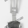 Стальной раскладной замок Tissot T640027370, полированный, 20 мм, для каучукового ремешка часов Tissot