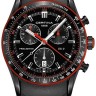 Черный каучуковый ремешок Certina C603019462, красная прострочка, черная пряжка, для часов Certina DS-2 C024.447.17.051.33