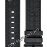 Черный каучуковый ремешок Certina C603019462, красная прострочка, черная пряжка, для часов Certina DS-2 C024.447.17.051.33