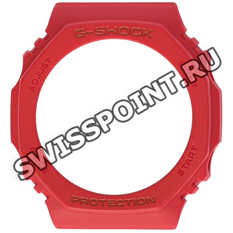 Красный рант корпуса часов Casio 10593723 для часов Casio GA-2100-4A