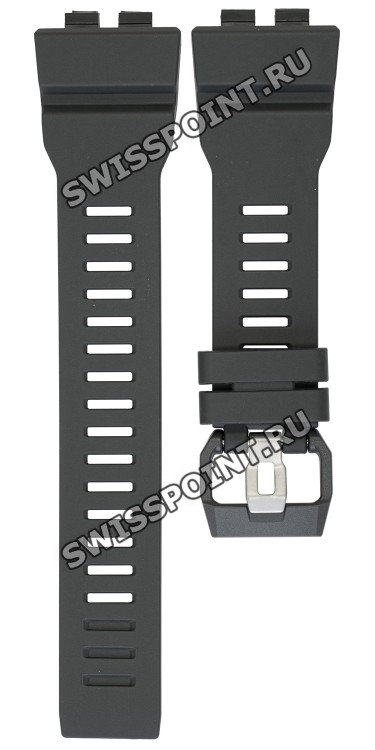 Серый полимерный ремешок Casio 10573715 для часов Casio GBD-800-8
