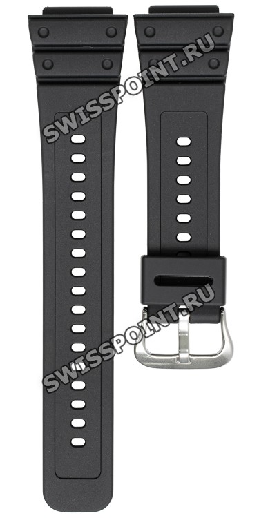 Черный полимерный ремешок Casio 10656305 для часов Casio DW-H5600MB-1