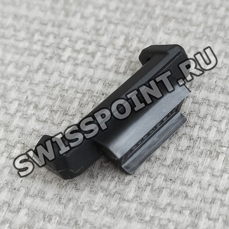 Черная оконцовка, адаптер текстильного ремешка Casio 10666678, 21 мм, для часов Casio DW-5600BCE-1