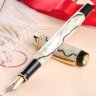 Ручка PARKER S0767460 Duofold - Pearl & Black International, перьевая ручка, F (№ 63)