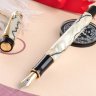 Ручка PARKER S0767460 Duofold - Pearl & Black International, перьевая ручка, F (№ 63)