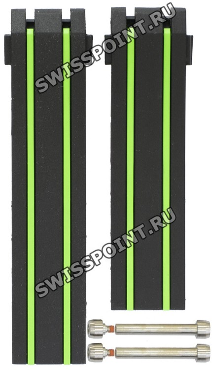 Черный каучуковый ремешок Tissot T610036559, без замка, для часов Tissot T-Race T092.417, T092.427 Nicky Hayden 2015 Limited Edition