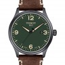 Коричневый кожаный ремешок Tissot T600043872 / T610044153, удлиненный, 22/22 XL, серая пряжка, для часов Tissot Gent XL T116.410.36.097.00