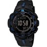 Черный полимерный ремешок Casio 10443951, черная пряжка, для часов Casio Pro Trek PRG-300, PRW-3000, PRW-3100