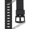 Черный полимерный ремешок Casio 10443951, черная пряжка, для часов Casio Pro Trek PRG-300, PRW-3000, PRW-3100