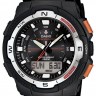 Черный полимерный ремешок Casio 10431875 для часов Casio SGW-500H-1B