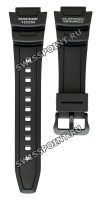 Черный полимерный ремешок Casio 10431875 для часов Casio SGW-500H-1B