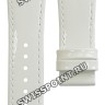 Белый кожаный ремешок Tissot T610032081, теленок, 21/18, интегрированный, без замка, для часов Tissot T-Touch II T047.220, T047220A