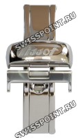 Стальной раскладной замок Tissot T640015931, 16 мм, для кожаного ремешка часов Tissot