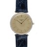 Черный кожаный ремешок Longines L682100612, 17/14, без замка, для часов Longines Agassiz L4.508.6, L4.508.7
