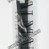 Черный силиконовый ремешок Balmain B1732245, 18/16, с вырезом 9 мм, без замка, для часов Balmain Iconic 4351, 4355