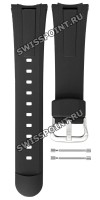 Черный полимерный ремешок Casio 10447496 для часов Casio EF-305-1A, EF-305-9A