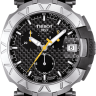 Черный каучуковый ремешок Tissot T610036576, без замка, для часов Tissot T-Race T092.417, T092.427 MotoGP