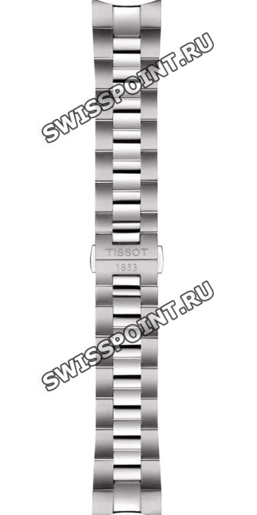 Стальной браслет Tissot T605044596 для часов Tissot Gentleman T127.410.11.031.00, T127.410.11.041.00, T127.410.11.051.00