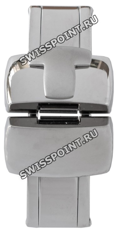Стальной раскладной замок Tissot T640027381, 14 мм, для каучукового ремешка часов Tissot