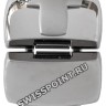 Стальной раскладной замок Tissot T640027381, 14 мм, для каучукового ремешка часов Tissot