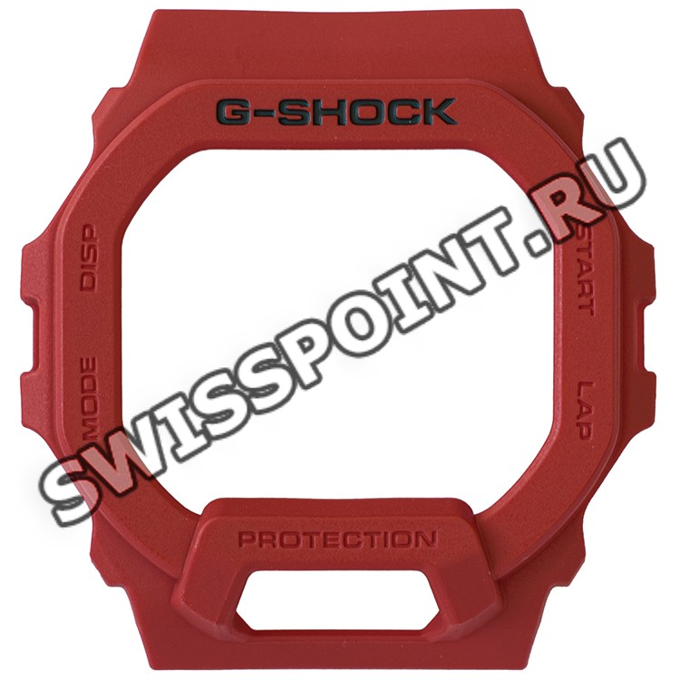 Красный полимерный рант корпуса часов Casio 10635083 для часов Casio GBD-200RD-4E