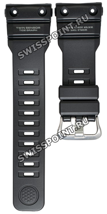 Черный полимерный ремешок Casio 10544279 для часов Casio GN-1000MB-1A