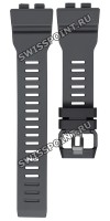 Серый полимерный ремешок Casio 10584497 для часов Casio GBD-800UC-8E