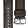 Коричневый кожаный ремешок Casio 10489219, 24/22, стальная пряжка, для часов Casio EFR-539L-7A
