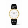 Черный кожаный ремешок Longines L682111048, теленок, удлиненный, 20/16 XL, без замка, для часов Longines La Grande Classique L4.755.1, L4.755.2, L4.755.4, L4.766.1, L4.766.2, L4.766.4, L4.766.6, L4.766.7, L4.770.0, L4.786.2, L4.786.4, L4.789.0, L4.908.1