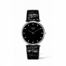 Черный кожаный ремешок Longines L682111048, теленок, удлиненный, 20/16 XL, без замка, для часов Longines La Grande Classique L4.755.1, L4.755.2, L4.755.4, L4.766.1, L4.766.2, L4.766.4, L4.766.6, L4.766.7, L4.770.0, L4.786.2, L4.786.4, L4.789.0, L4.908.1