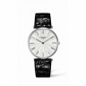 Черный кожаный ремешок Longines L682111048, теленок, удлиненный, 20/16 XL, без замка, для часов Longines La Grande Classique L4.755.1, L4.755.2, L4.755.4, L4.766.1, L4.766.2, L4.766.4, L4.766.6, L4.766.7, L4.770.0, L4.786.2, L4.786.4, L4.789.0, L4.908.1