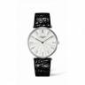Черный кожаный ремешок Longines L682111048, теленок, удлиненный, 20/16 XL, без замка, для часов Longines La Grande Classique L4.755.1, L4.755.2, L4.755.4, L4.766.1, L4.766.2, L4.766.4, L4.766.6, L4.766.7, L4.770.0, L4.786.2, L4.786.4, L4.789.0, L4.908.1