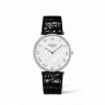 Черный кожаный ремешок Longines L682111048, теленок, удлиненный, 20/16 XL, без замка, для часов Longines La Grande Classique L4.755.1, L4.755.2, L4.755.4, L4.766.1, L4.766.2, L4.766.4, L4.766.6, L4.766.7, L4.770.0, L4.786.2, L4.786.4, L4.789.0, L4.908.1