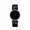 Черный кожаный ремешок Longines L682111048, теленок, удлиненный, 20/16 XL, без замка, для часов Longines La Grande Classique L4.755.1, L4.755.2, L4.755.4, L4.766.1, L4.766.2, L4.766.4, L4.766.6, L4.766.7, L4.770.0, L4.786.2, L4.786.4, L4.789.0, L4.908.1
