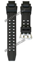 Черный полимерный ремешок Casio 10435441 для часов Casio GA-1000-1B, GA-1000-2B, GA-1000-9G