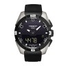 Черный кожаный ремешок Tissot T610035306, теленок, 22/20, интегрированный, без замка, для часов Tissot T-Touch Solar T091.420, T091420A, T110.420