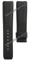 Черный кожаный ремешок Tissot T610035306, теленок, 22/20, интегрированный, без замка, для часов Tissot T-Touch Solar T091.420, T091420A, T110.420