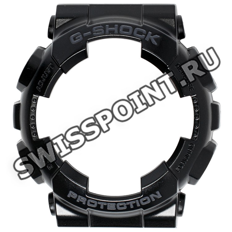 Черный рант корпуса часов Casio 10467792 для часов Casio GA-100CF-1A