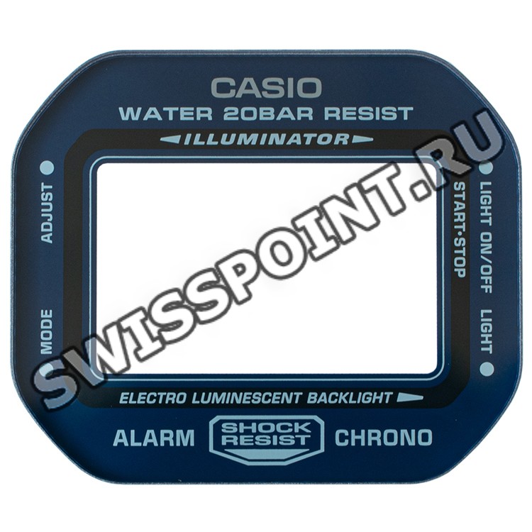 Минеральное стекло Casio 10570321 с принтом для часов Casio DW-5600LU-2