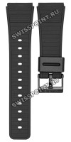 Черный полимерный ремешок Casio 70378364 для часов Casio DBC-62, DBC-310B, DBC-80, DBC-81, DBX-102