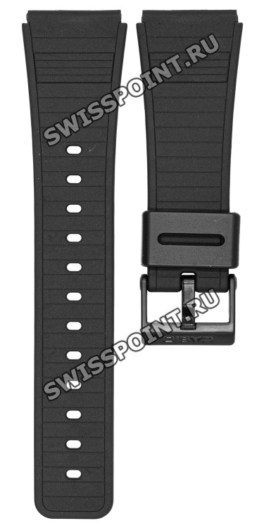 Черный полимерный ремешок Casio 70378364 для часов Casio DBC-62, DBC-310B, DBC-80, DBC-81, DBX-102