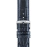 Синий кожаный ремешок Tissot T600044051 / T610044052, теленок, 21/20, стальная пряжка, для часов Tissot Every Time T109.610, T109610
