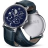 Синий кожаный ремешок Tissot T600044051 / T610044052, теленок, 21/20, стальная пряжка, для часов Tissot Every Time T109.610, T109610