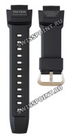 Черный полимерный ремешок Casio 10450942, стальная пряжка, для часов Casio Pro Trek PRG-270-1E, PRG-270-4E