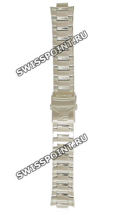 Стальной браслет Casio 10260272, 20 мм, для часов Casio EFA-121D-1A, EFA-121D-2A, EFA-121D-7A