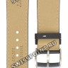 Черный кожаный ремешок Tissot T600013436, 22/20, с вырезом, теленок, стальная пряжка, для часов Tissot Atollo S463