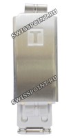 Стальной замок браслета Tissot T631015351, двухцветный, сталь/желтый для женских часов Tissot Seastar A630/730