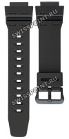 Черный полимерный ремешок Casio 10600971 для часов Casio AE-1500WH-1A, DW-291H-1A, DW-291H-1B, DW-291H-9A, W-737H-1A, W-737H-1A2