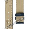 Синий кожаный ремешок Tissot T610046075, 15/14, без замка, для часов Tissot T-Lady T930.007.46.046.00 My Lady
